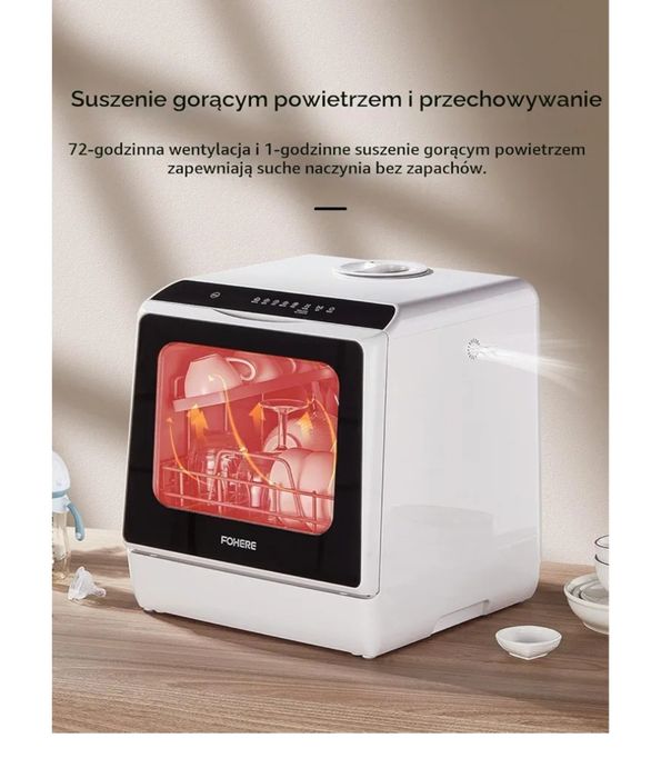 Zmywarka mini na blat 5L.