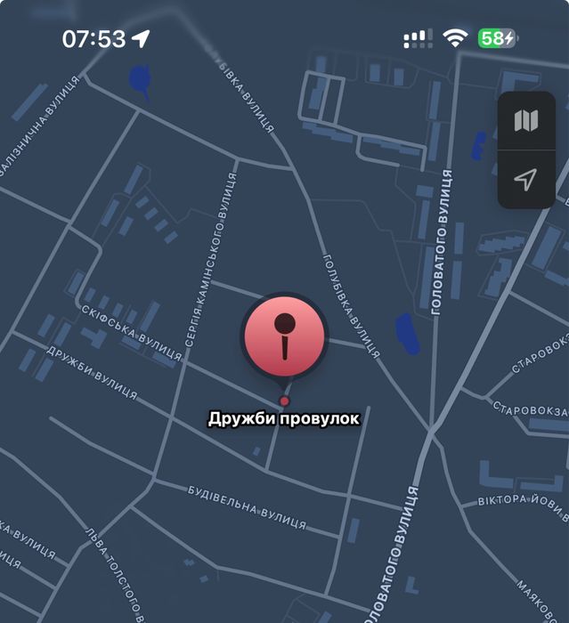 Продаж углової ділянки в Борисполі біля 6 школи вул. Дружби