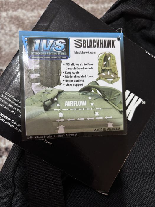 Рюкзак BLACKHAWK! 3 Day Assault Back Pack. Об’єм 37 л Black