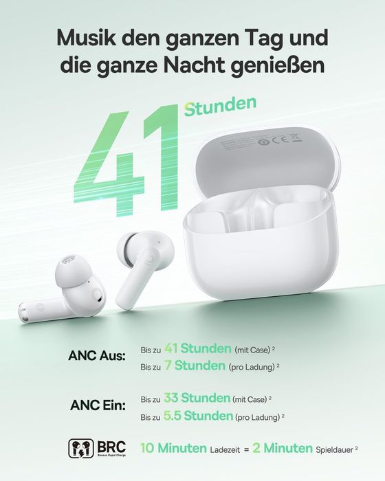 Бездротові Навушники Baseus EP10 і EP10 Pro ANC, Bluetooth 6.0 50 дБ,