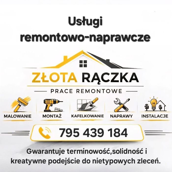 Fachowe usługi remontowo-naprawcze