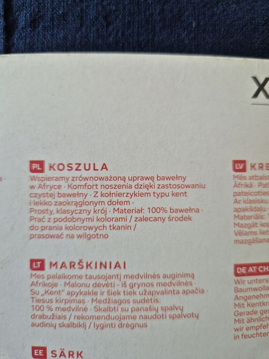 Esmara nowa koszula z bawełny  XL 43/44