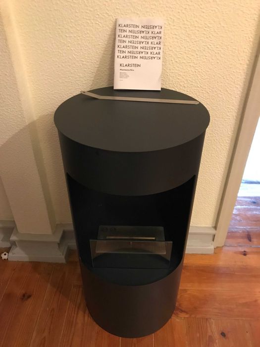 Bonita lareira de interior a Bioálcool