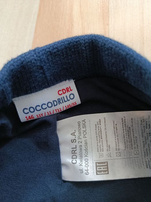 Leginsy ocieplane Coccodrillo granatowe rozmiar 146 nowe bez metki