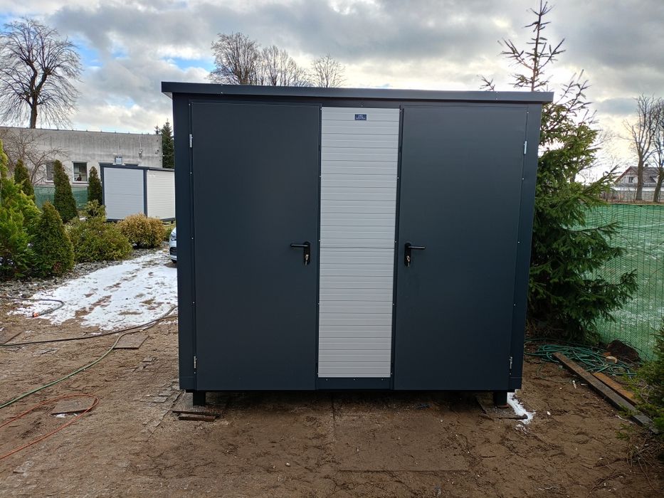 Kontener sanitarny łazienka ogrodowa stróżówki