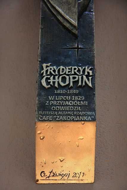 Fryderyk Chopin / rzeźba z brązu