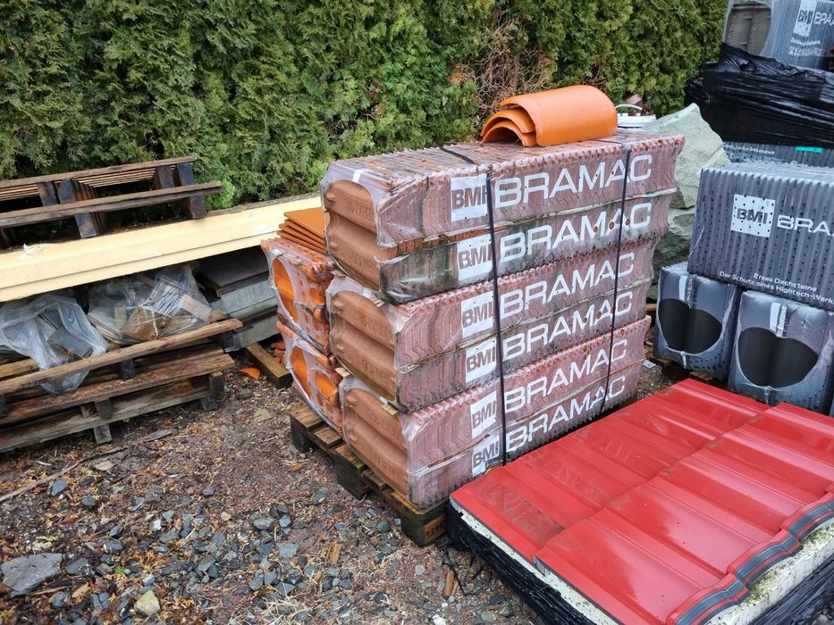 Dachówka betonowa Braas Romańska Cisar ceglasty Bramac