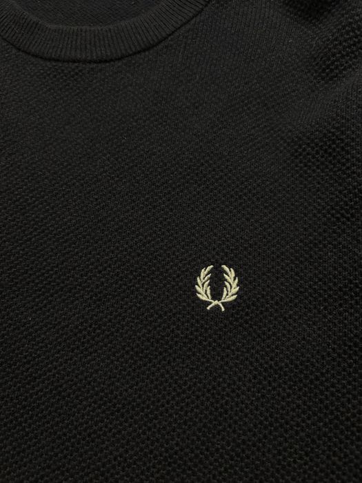 Светр Fred Perry | Оригінал | Вовняний фред пері чоловічий | Синій | Розмір Л