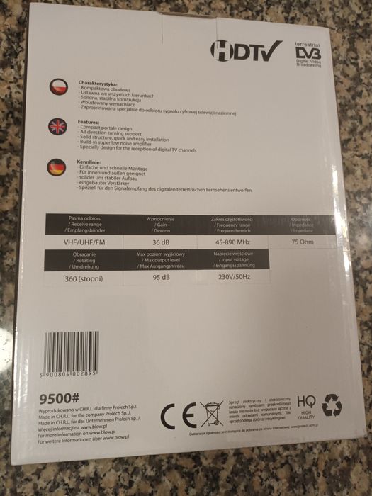 Duas Antenas de televisão campismo