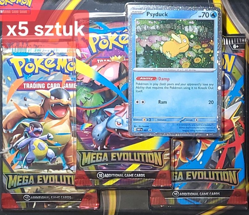 Pokémon TCG: Mega Evolution - 3-Pack Blister - Psyduck