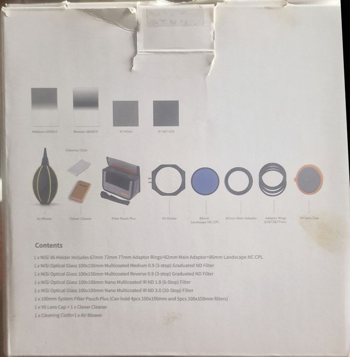 Starter kit plus Nisi + xt3 +lente 18-55