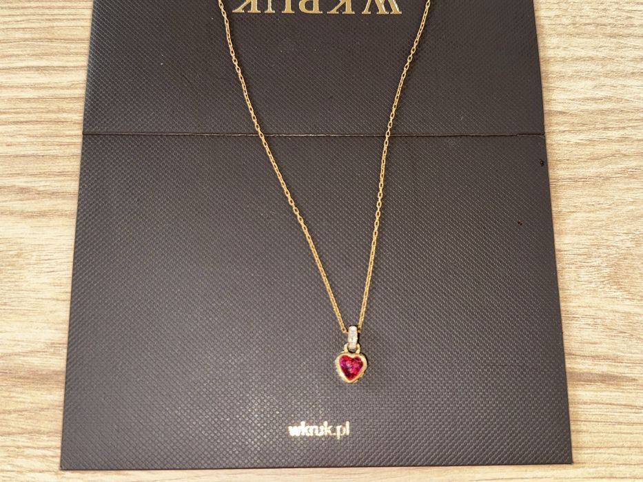 Naszyjnik swarovski złoto 585