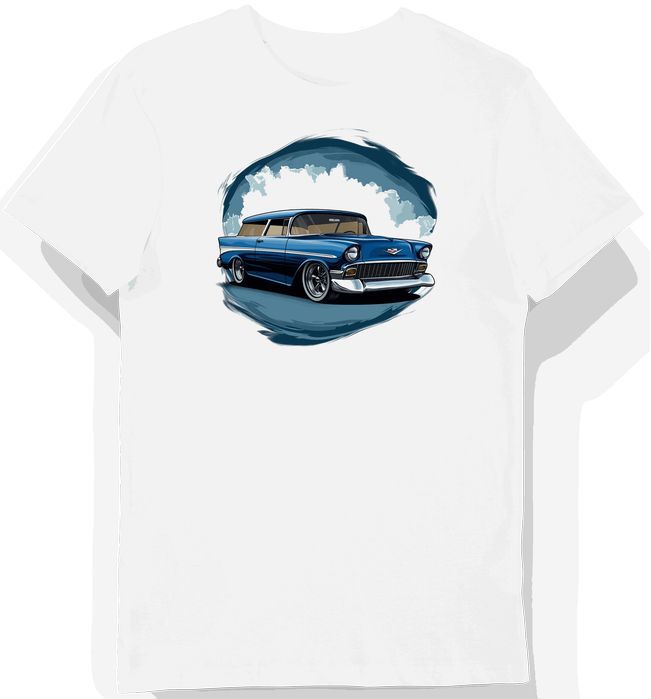 Koszulka męska biała z Motywem Retro Rodem XL