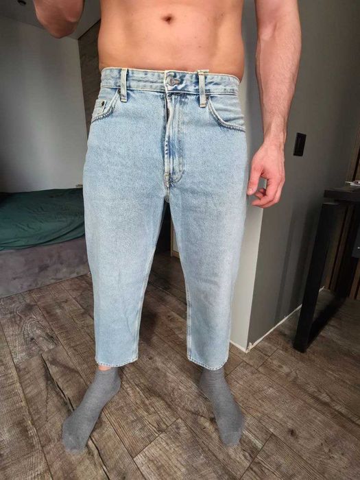 Чоловічі джинси ZARA  бегі вкорочені 32р