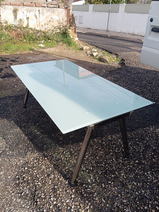 Glass base table with adjustable height64584903390082120