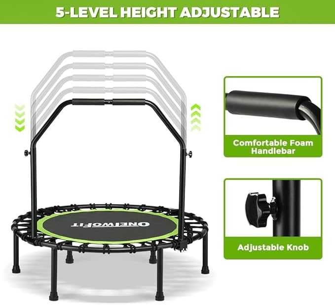 Mini trampolina dla dorosłych 114cm