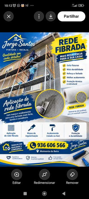 PINTURA,lavagem e contrucao