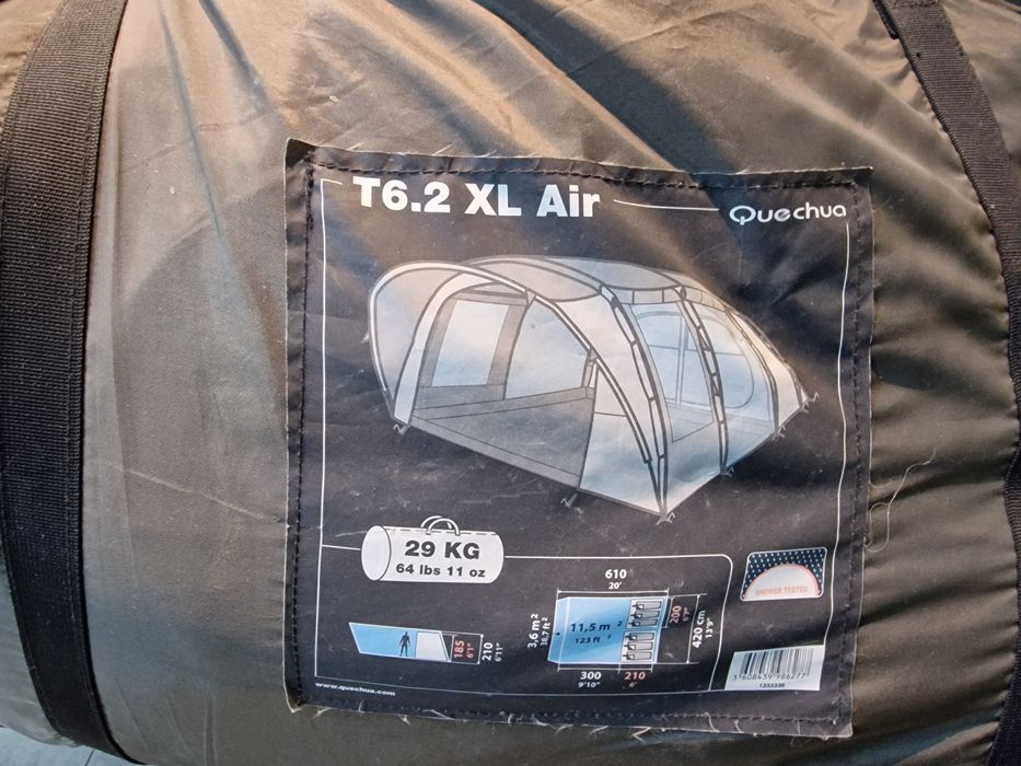 Tenda Familiar Quechua T6.2 XL Air – Completa – Excelente Estado