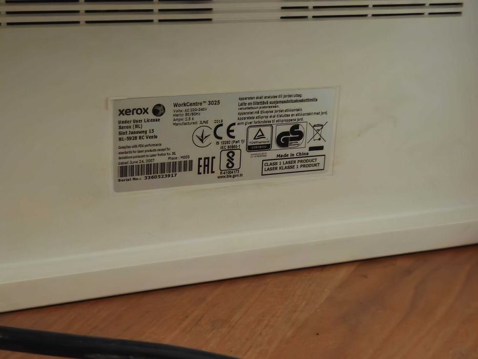 Urządzenie wielofunkcyjne drukarka Xerox 3025