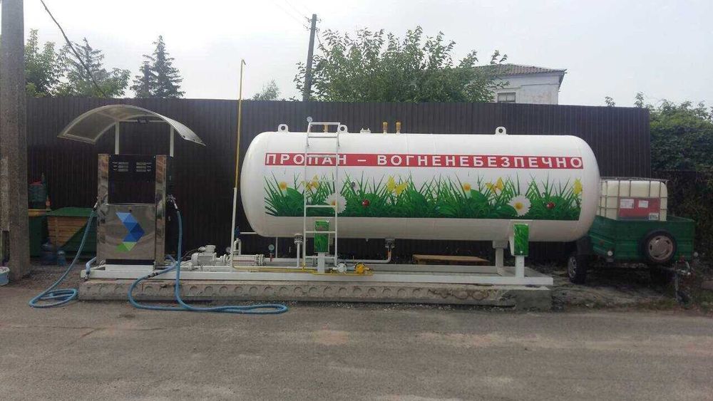 ВІДНОВЛЕНИЙ • НОВИЙ Газовий Модуль  АГЗС/АЗС/АГЗП пропан резервуар lpg