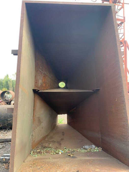 Бункер двоскатний металевий (~10 м.куб) – 3.3х2.0х3.5м