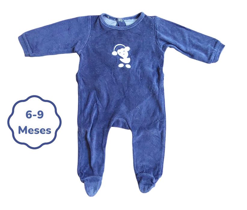 Babygrow Azul Zippy 6-9 meses