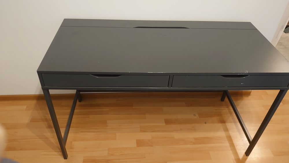 Biurko Ikea Alex szare duże do odnowienia
