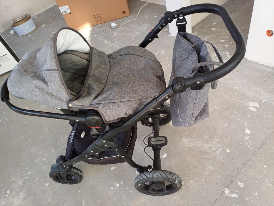 Wozek 3w1 szary kolor