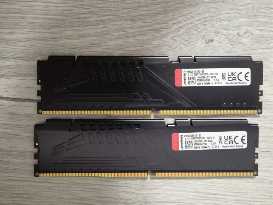 пам'ять DDR5 32GB (2x16) 5200MHz Kingston FURY. Trade-in