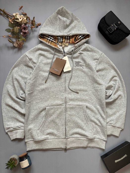 Зіп-худі Burberry Grey/Black