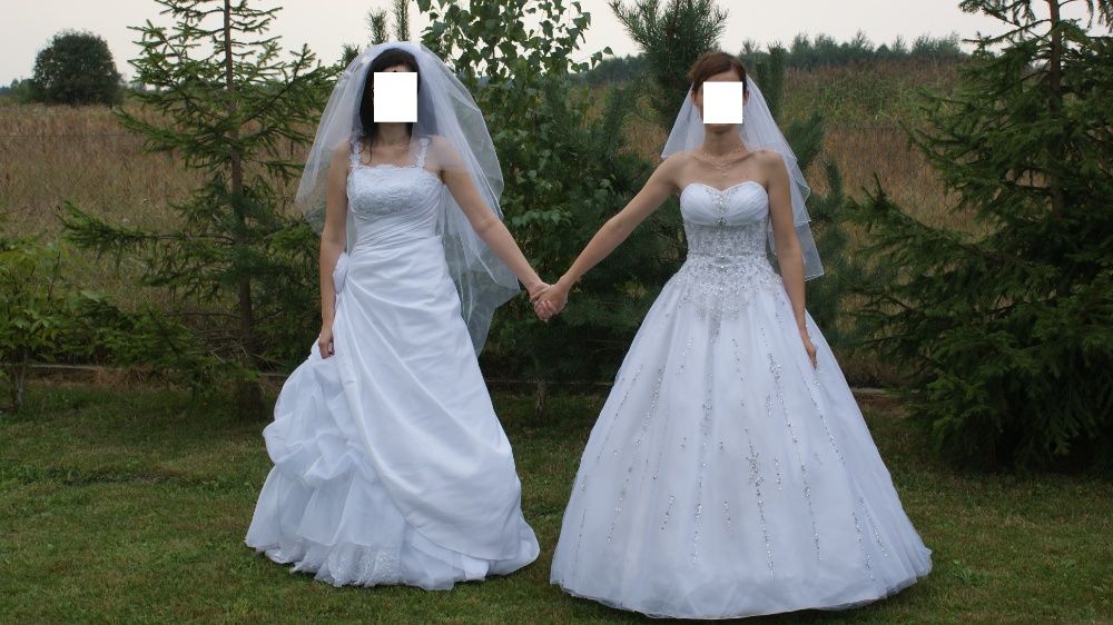 Suknie ślubne. Piękne białe. Niezniszczone.
