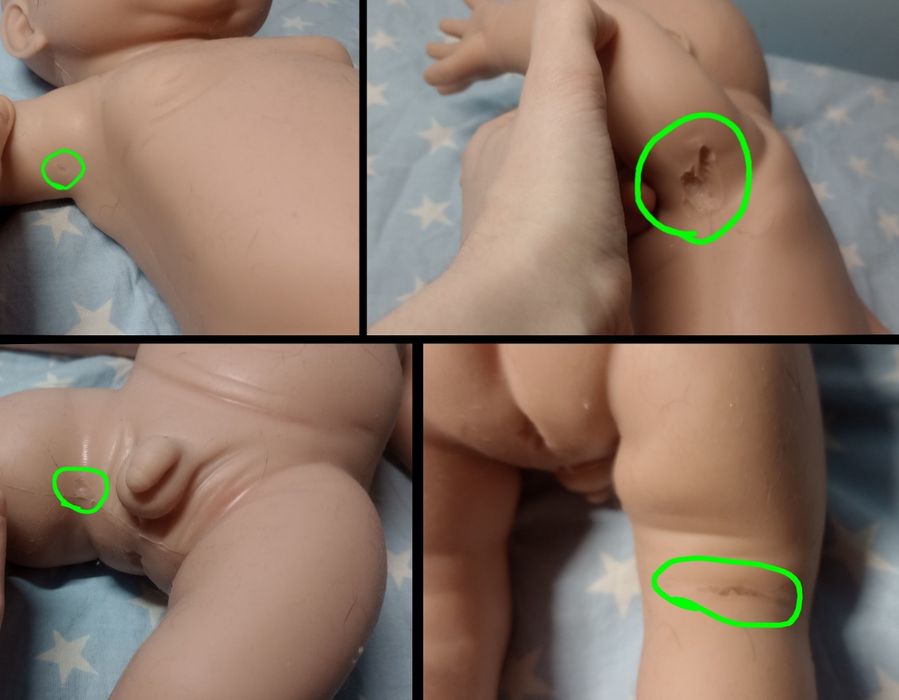 Ivita lalka silikonowa reborn około 40 cm