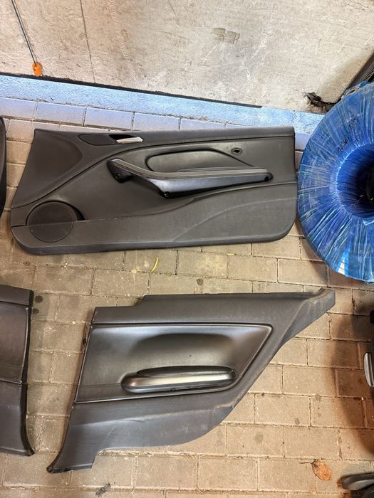 Wnetrzę, fotele BMW M3 E46 czarna skóra