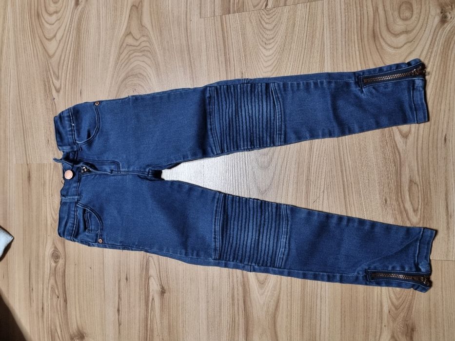Bluza spodnie dziewczęce rozmiar 116 decathlon denim&co