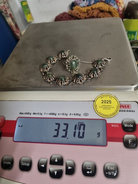 Zestaw Vintage Trachten: Bransoletka i Pierścionek - Srebro Próby 835,