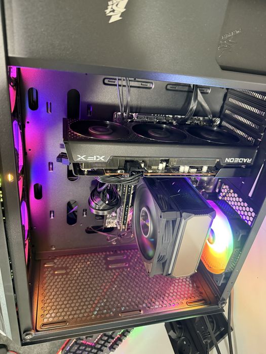 Компьютер ПРО Ryzen 5600+32ddr+накопичувач 512 м2+AMD XFX RX6600XT