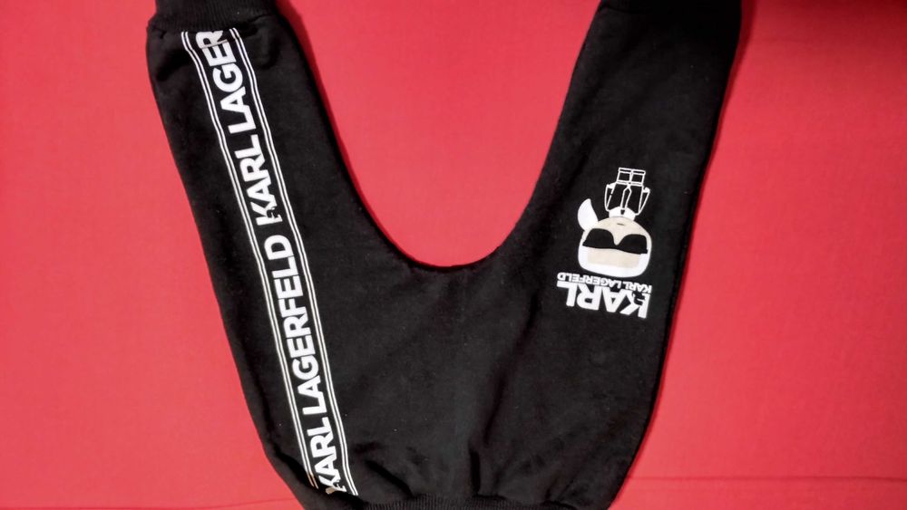 Спортивный костюм, 6-9м, черный,  karl lagerfeld, Polo Assn. Турция