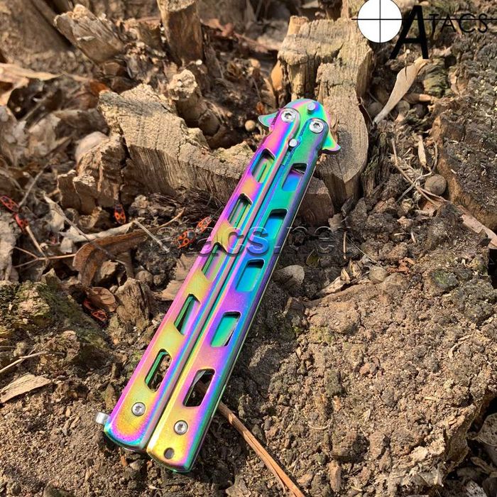 Нож бабочка балисонг/ніж балісонг складной нож хамелеон