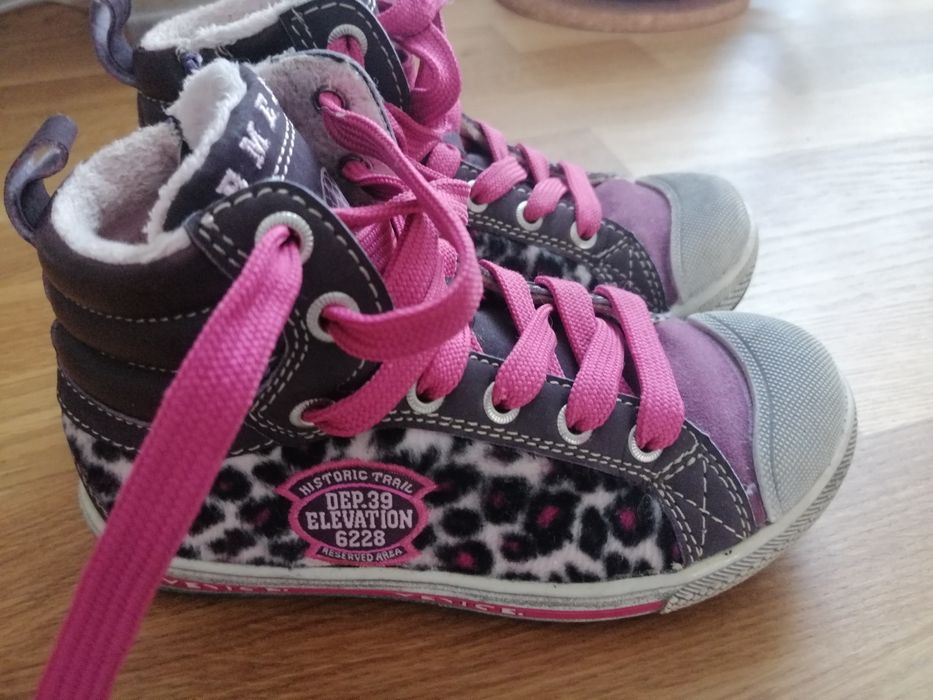 Trampki r. 28 półbuty jak converse lekko ocieplane jesień