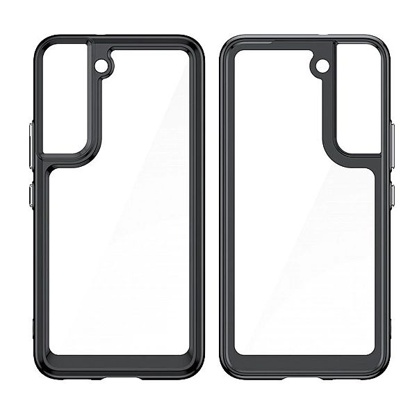 Etui Outer Braders z elastyczną ramką do Samsung Galaxy S23+ czarne