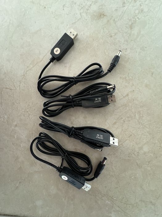 Кабель для роутера USB з 5V на 9V