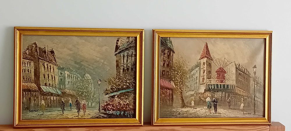 Oleo sobre tela assinado Burnett!