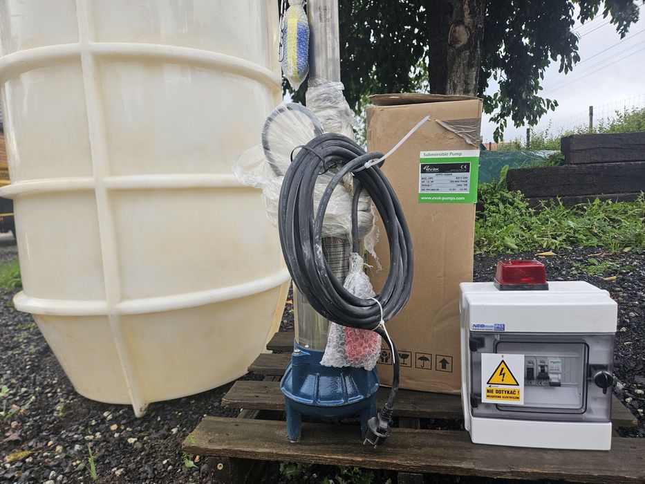 Przepompownia przydomowa ścieków , pompa HIPPO 150SAK 230V ścieków