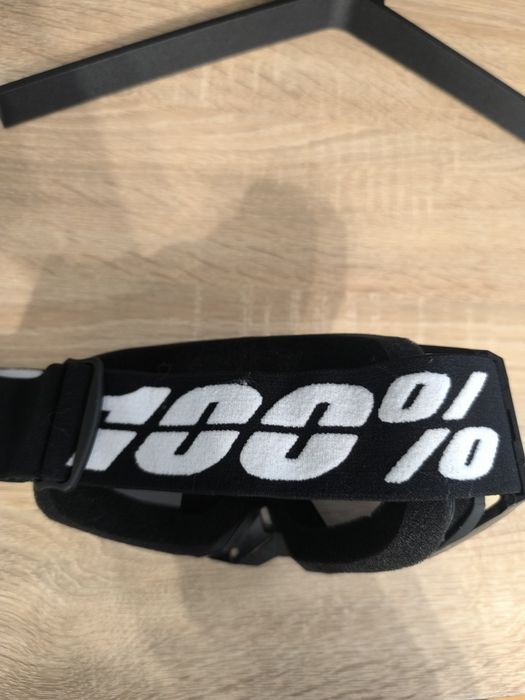 Gogle 100% przyciemniane czarne