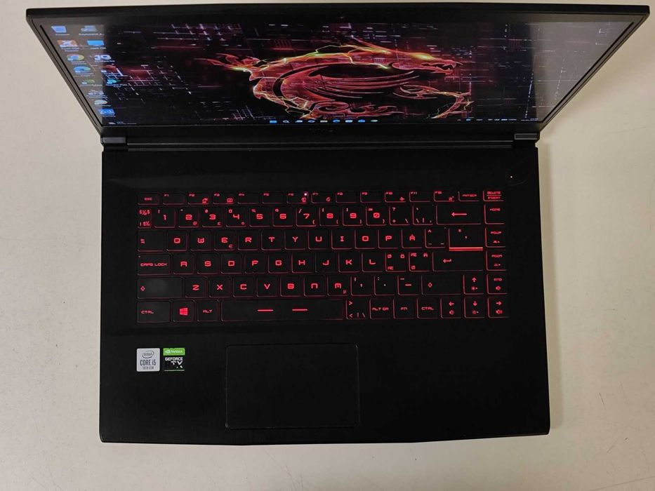 Ноутбук 15.6" MSI GF65 Thin 10SER / i5-10300H / 8GB / SSD 512GB / RTX 2060