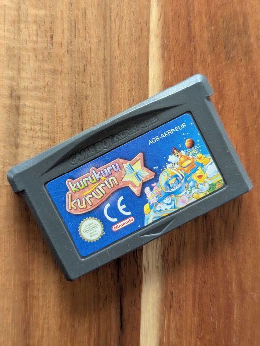 Kuru Kuru Kururin GBA Game Boy Advance Oryginał Wydanie Angielskie