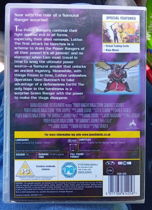 DVD dos Power Rangers de 2003