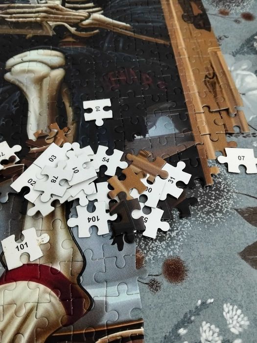 Puzzle 500 peças caveira