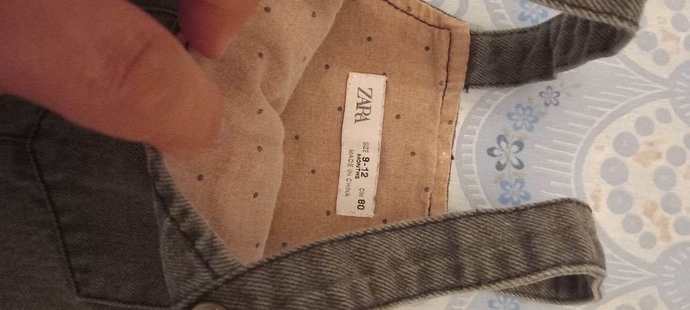 Jardineiras Zara Tam 9,12 Meses  ( Portes incluídos)