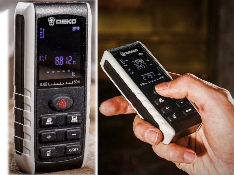 Dalmierz Cyfrowy 50M Laserowy Miernik Odległości CYFROWY NOWY